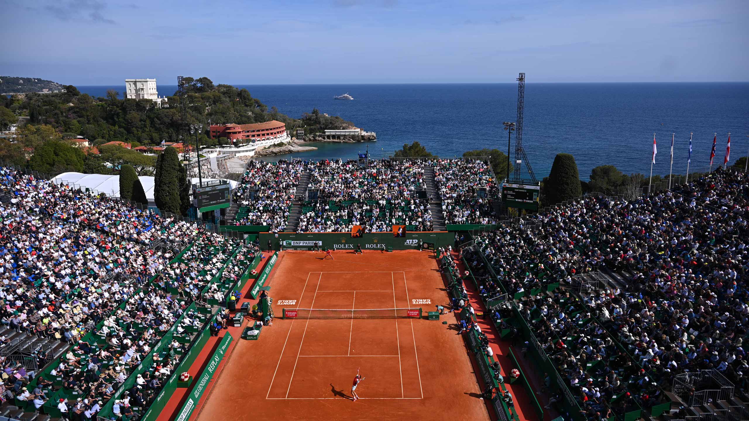 Photo Gallery Early-Round Action In Monte-Carlo ATP Tour Tennis